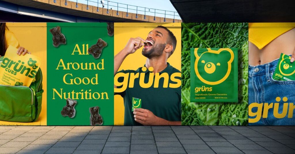 Gruns Superfoods Greens gummies